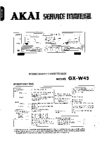 Akai GXW-45-Service-Manual